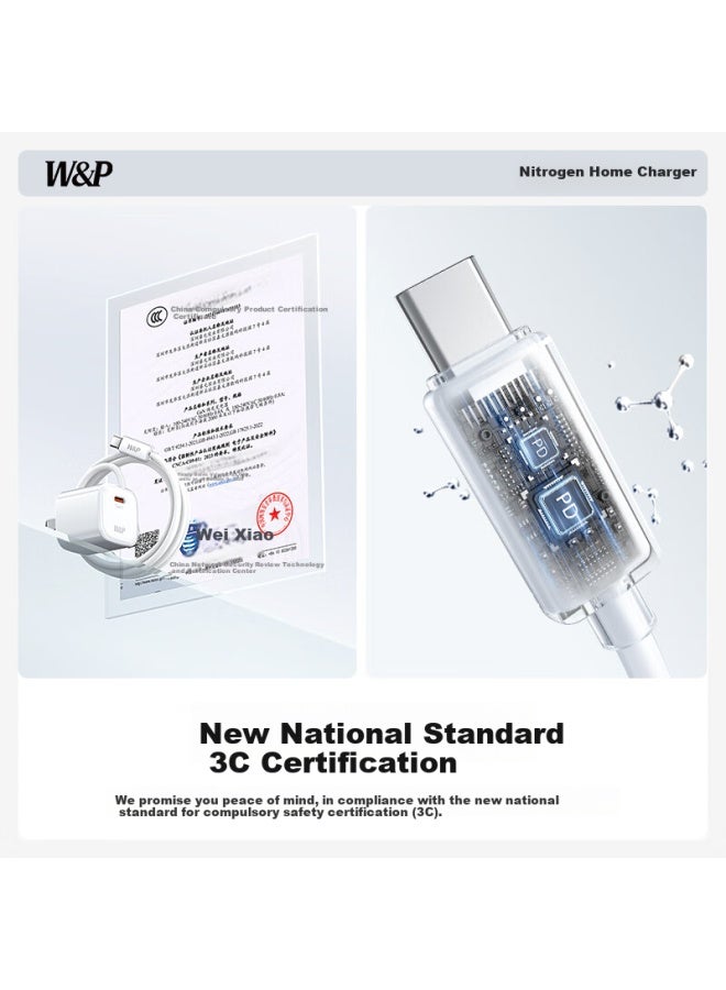 WP Mini Ice Line For Apple 16/15 Charging Cable Pd60w Fast Charge Apple Data Cable Type-c Dual Head Huawei Mate70/tablet Laptop Ipad Car Universal - Image 5