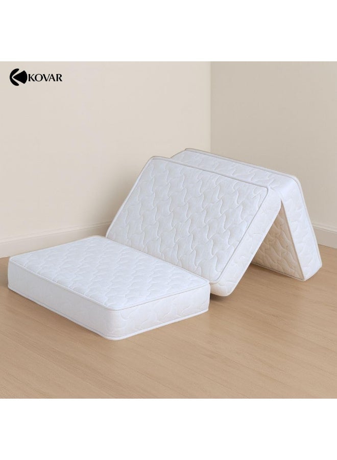 kovar Single Bed Medical Folding Foam Mattress 180X90X7cm- White - Image 5