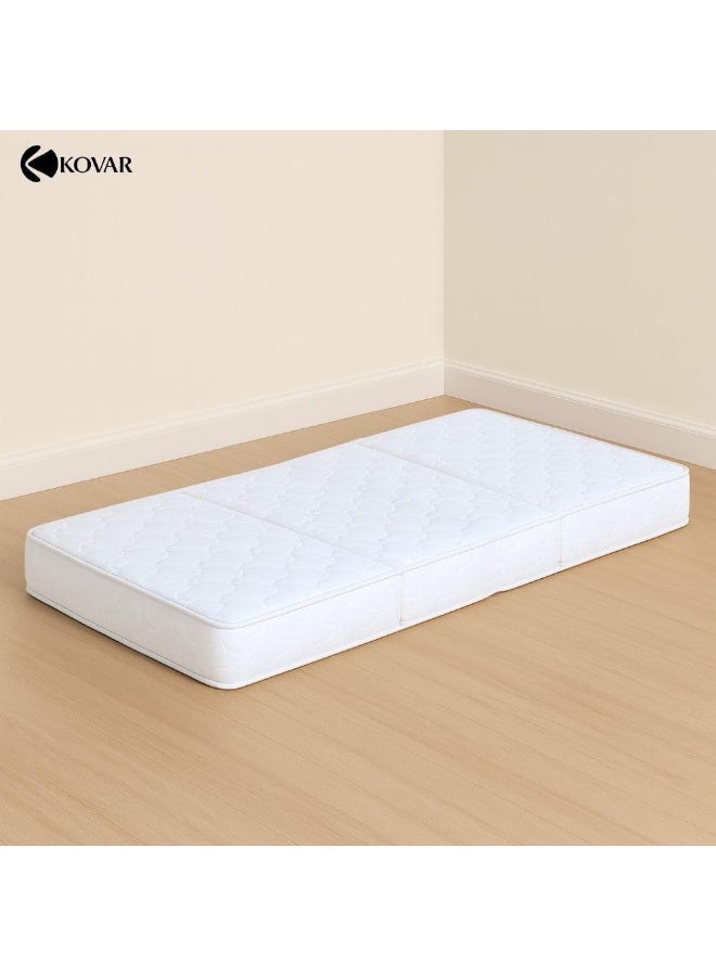kovar Single Bed Medical Folding Foam Mattress 180X90X7cm- White - Image 2