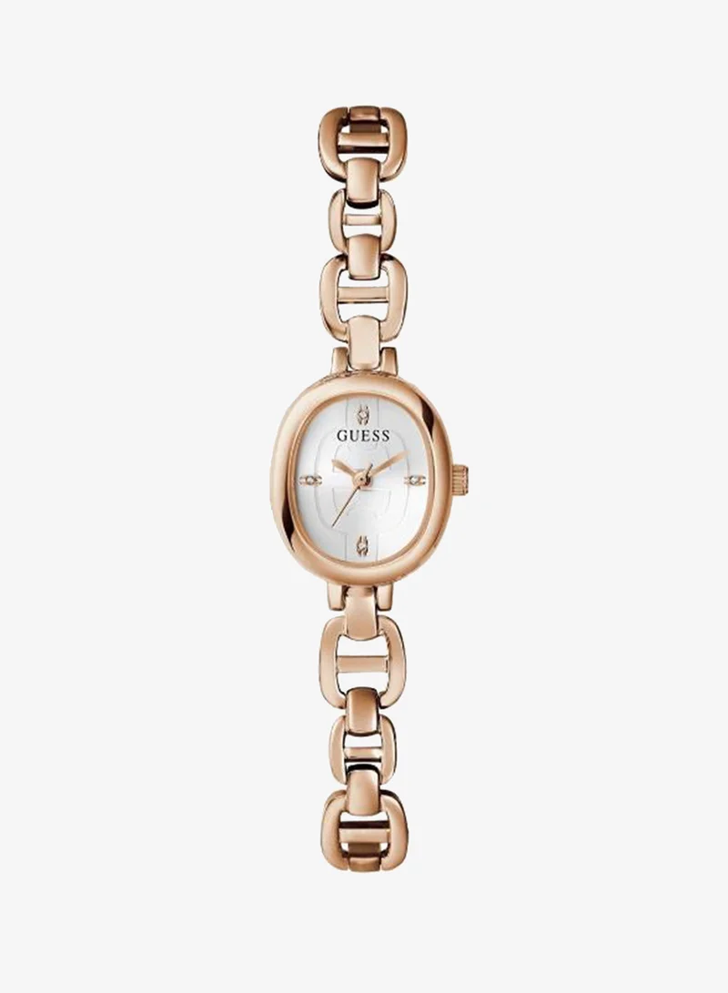 GUESS Ladies Rose Gold Tone Analog Watch