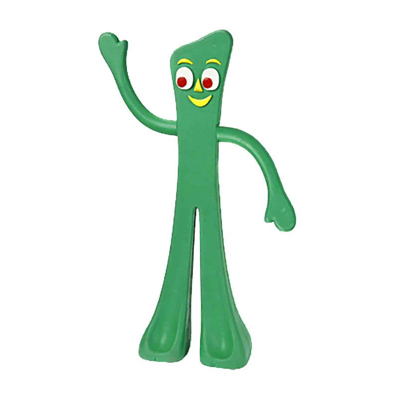Multipet Gumby Latex Dog Toy - Squeaky Toy for All Dogs - Easy-to-Clean Dog Squeaky Toys - for Cuddling, Chewing & Playing - Cute Pet Toy (9", Green) - Image 1