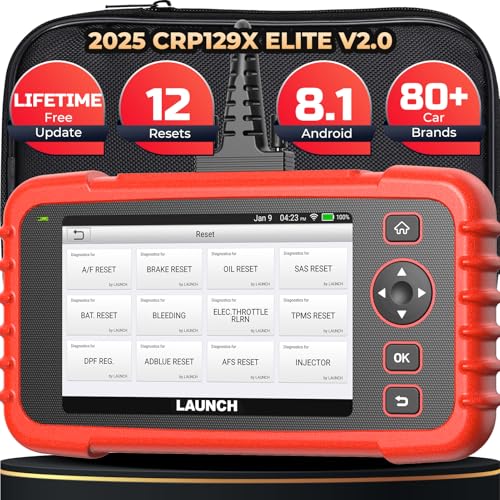 LAUNCH OBD2 Scanner 2025 New CRP129X V20 Upgraded of CRP129XCRP123X Car Scanner 12 Resets Scan Tool Android 81 AutoVIN 4 System Diagnostic Scannerr Lifetime Update 5 Years Backup