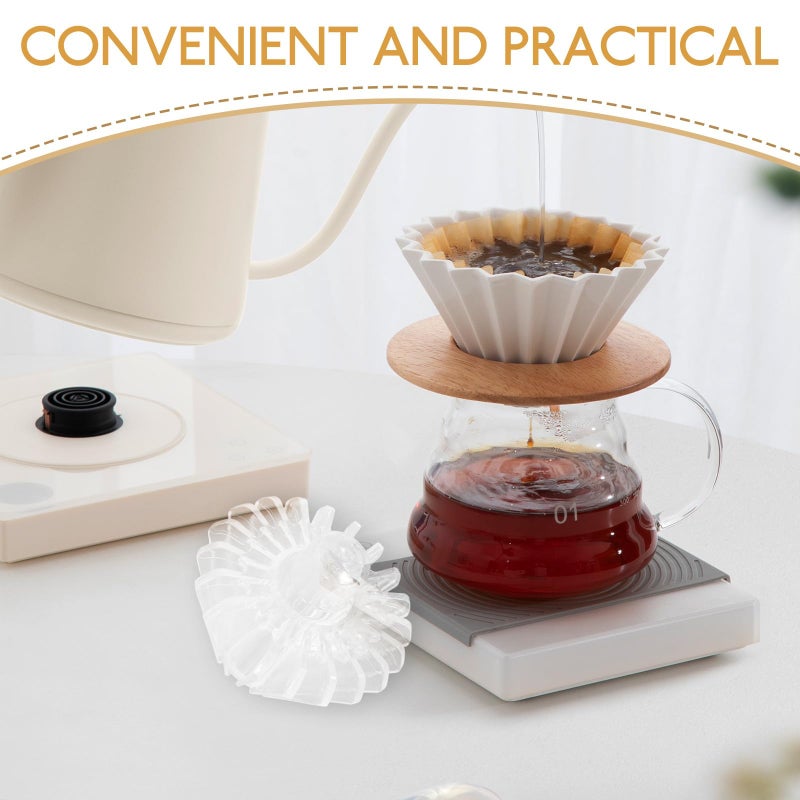Compact Portable Coffee Filter Paper Stand Shape Retainer for Home Office Travel Easy Storage - Image 4