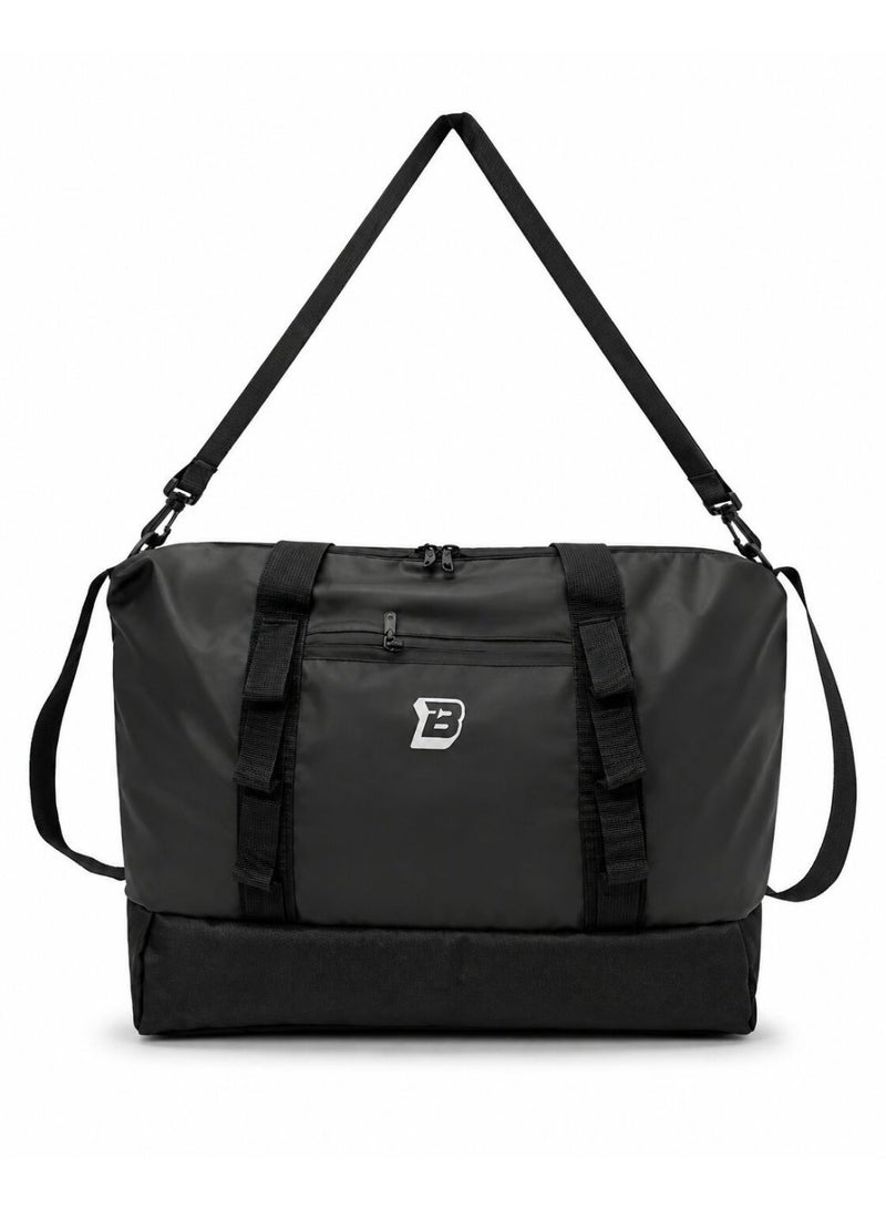 BRISK DFL004 - Waterproof Large Two-Tone Gym Duffel Bag for Men & Women - Durable Sports & Travel Bag - Image 2