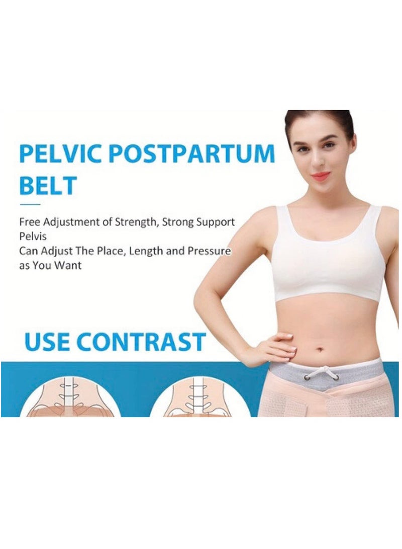 SOLARAE Pelvis Correction Belt for Women Pelvis Recovery Band Sacroiliac Belt Support for Hips, Hip Lift Up, Bonus Massage Oil, SI Belt Sciatica Belt Hip Brace Waist Lift (Size M) - Image 4