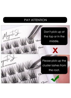 Cluster Lashes 72 Individual Lashes Clusters Eyelash Extensions False Eyelashes Diy Wispy Fluffy Lash Extension Kit Reusable False Eyelashes Natural Look Mix 1016Mm C D Curldm17 - pzsku/Z16E2A41C0855B04B5A7BZ/45/_/1719250005/f820d48b-c37f-4bc9-8098-e1982d209d69