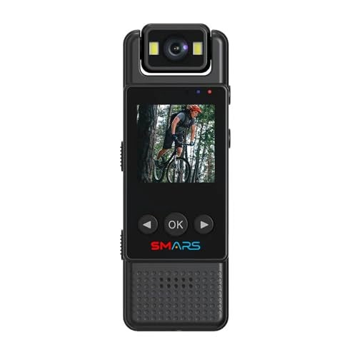 smars Wi-Fi Pocket Body Camera | 4k 1080P Full HD Rotatable Lens | Color Night Vision | Audio & Video Chest Wearable Recorder - Image 1