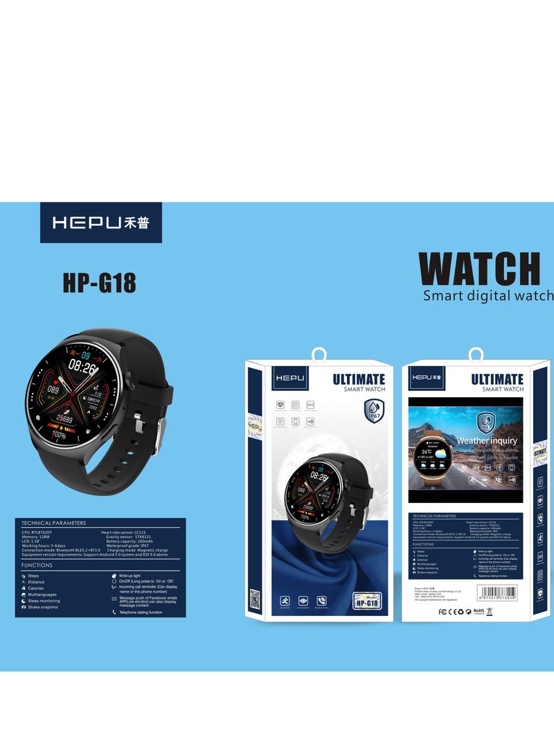 HEPU SMART WATCH HP-G18 - Image 4