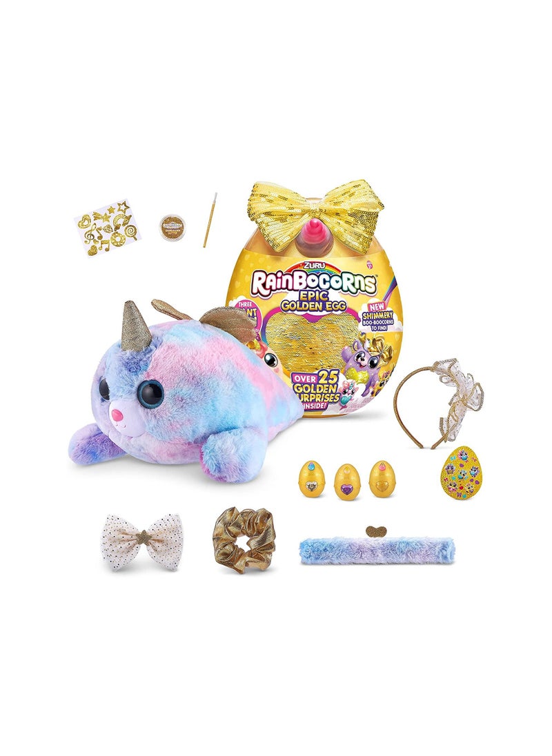 Rainbocorns - Rainbocorns Epic Golden Egg S3 Asst. with Over 25 Surprises - Image 1
