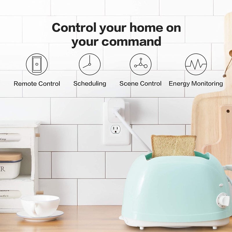 Aqara قابس أكارا الذكي، يتطلب محور أكارا، Zigbee، مع مراقبة الطاقة، حماية من الحمل الزائد، جدولة وقدرات التحكم الصوتي، يعمل مع أليكسا، مساعد جوجل، ومتوافق مع آبل هوم كيت - Image 5