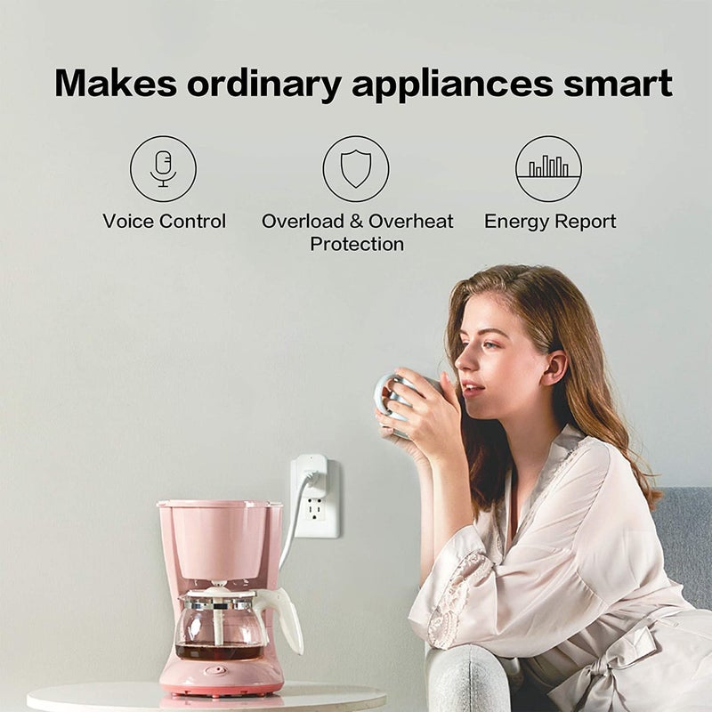 Aqara قابس أكارا الذكي، يتطلب محور أكارا، Zigbee، مع مراقبة الطاقة، حماية من الحمل الزائد، جدولة وقدرات التحكم الصوتي، يعمل مع أليكسا، مساعد جوجل، ومتوافق مع آبل هوم كيت - Image 4