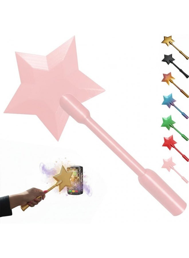 3D Printed Wand Tapd to Pay, Credit Card Magice Wand, 35cm Contactless Payment Card Holder, Digital Payment Star Wands for Easy Checkout, Funny Presents for Kids, Suitable Scenarios for CardPayment - Image 1