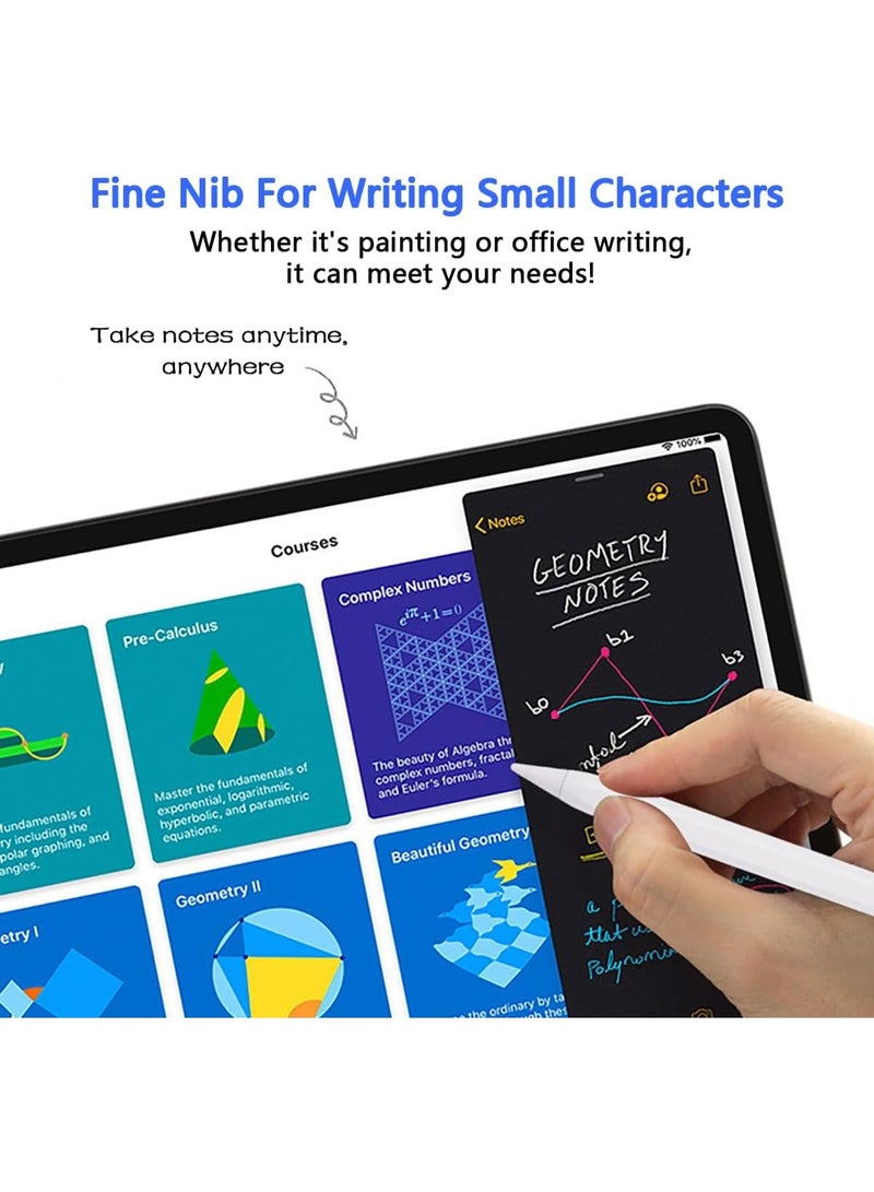 High-Sensitivity Stylus Pen for Android Tablets and Smartphones – Dual Tip Touch Pen Compatible with iOS and Android Devices – Replaceable Tips - Image 3