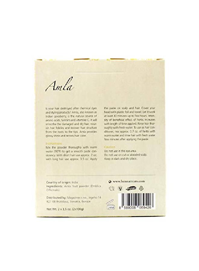 Indian Natural Hair Care Amla Powder For Hair Growth Fresh & Pure Organic 7Oz Indian Natural Hair Care  - Image 4