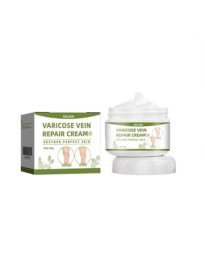 EELHOE Varicose Veins Cream, Spider Veins Repair Cream for Legs, Varicose & Spider Vein Treatment, Leg Cream for Soothing and Repair (50g) - Image 1