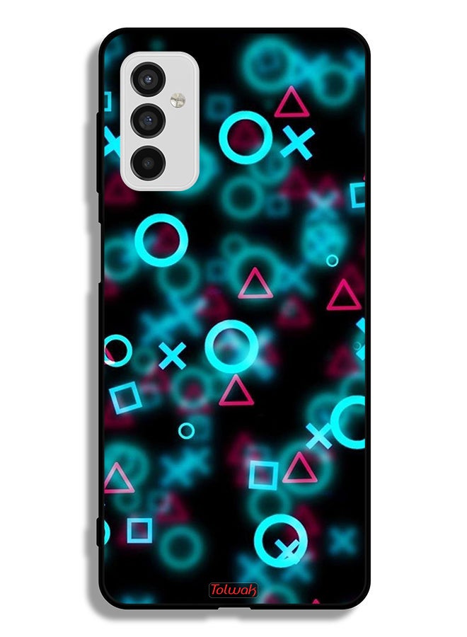 Tolwak Samsung Galaxy M52 5G Protective Case Cover Squid Game Icons Small - Image 2