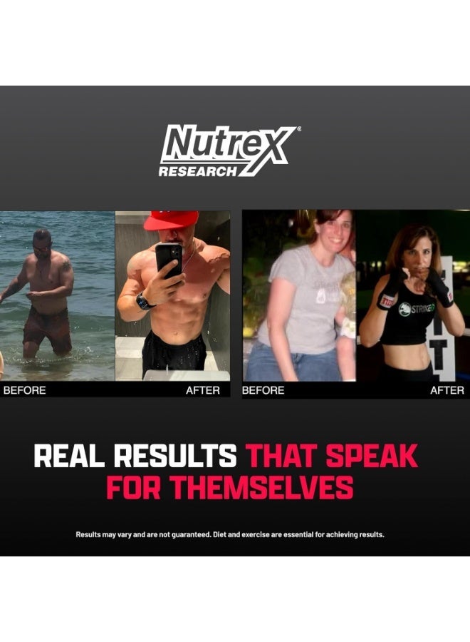 Nutrex Research Ultra Concentration Lipo-6 Black Supplement - 60 Capsules + Free Shaker - Image 3