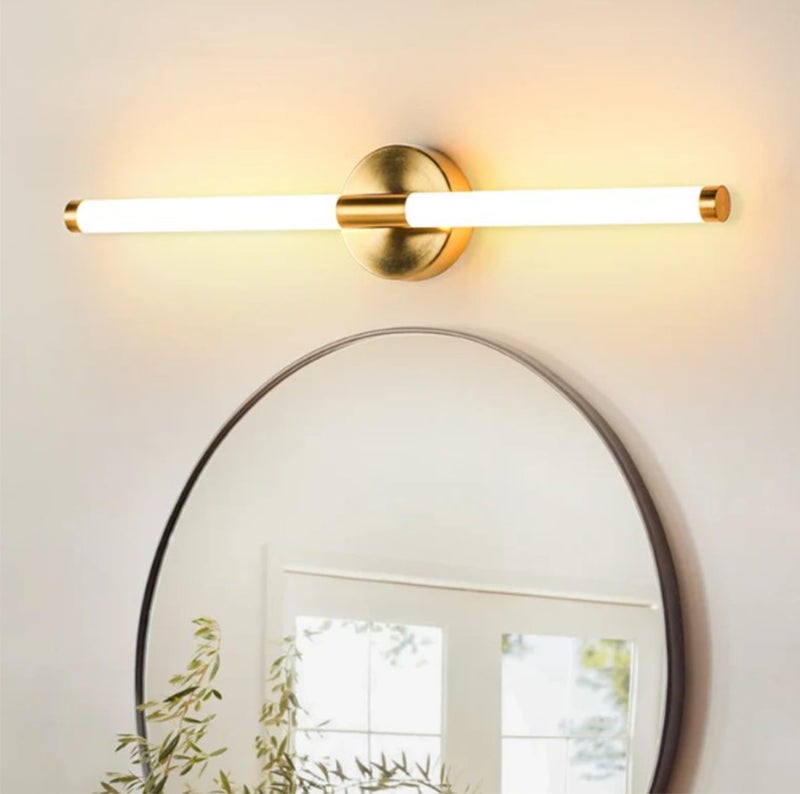 Lamp master Round Acrylic LED Wall Light | Soft Bright White Lighting | Modern Luxury Mirror Light for Bathroom, Bedroom, Living Room, Hotel Passage | Energy Efficient Wall Fixture Pack of 1 - Image 2