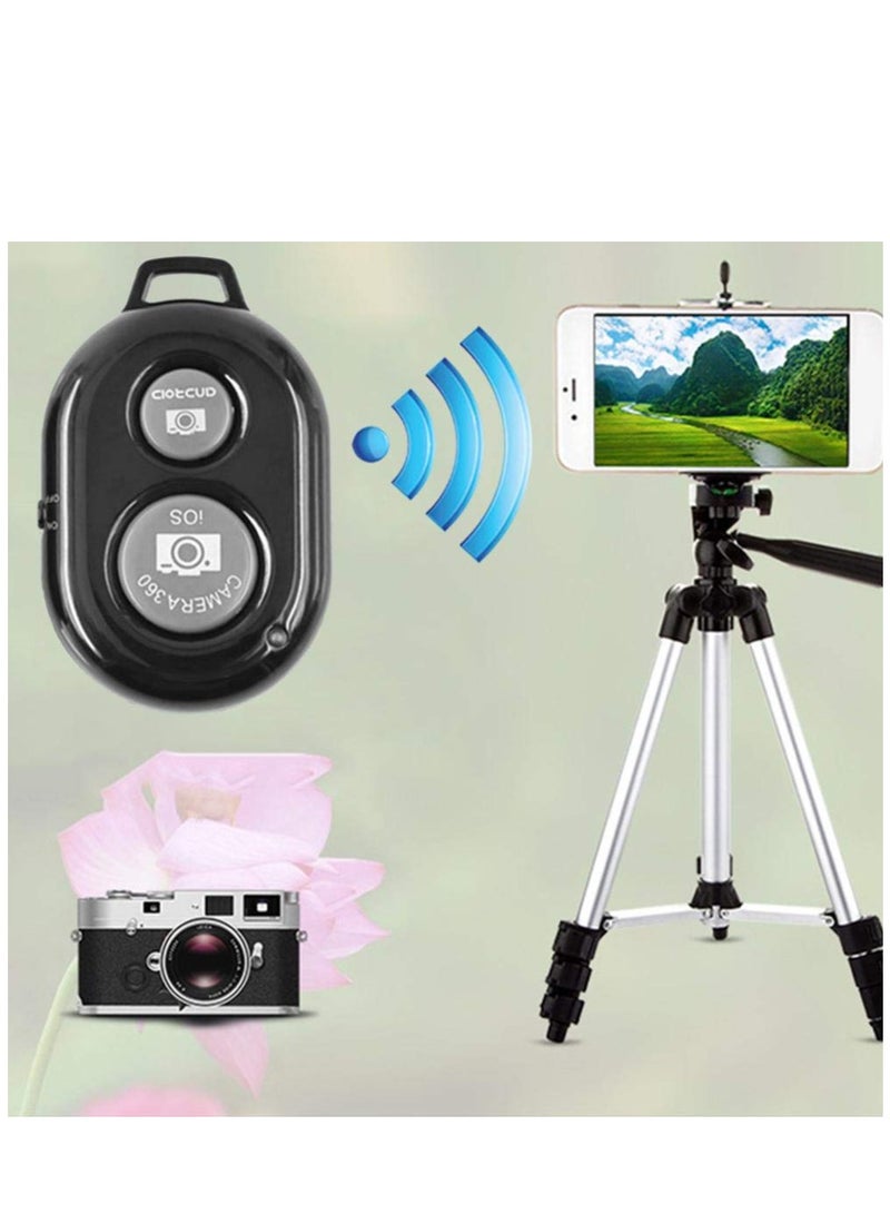 ELTRAZONE Remote Control Button Bluetooth Phone Selfie Stick Shutter Release (Black) - Image 4