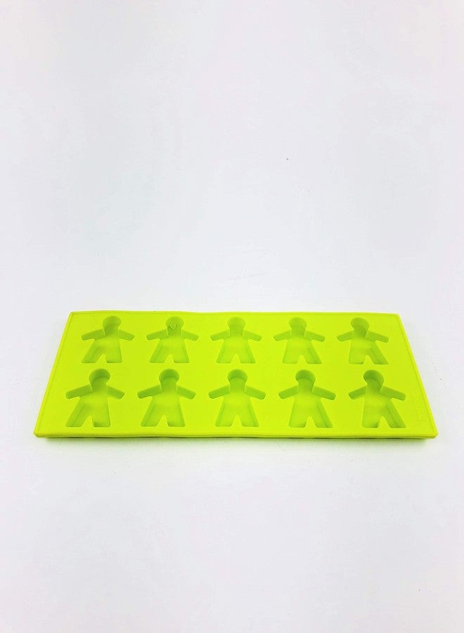 Go Hooked Toy Shape Silicone Flexible Chocolate Mould/Ice Mould (Light Green) - Image 2