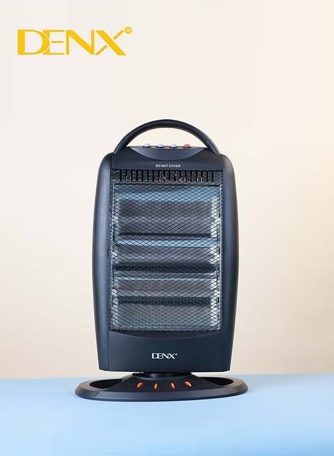 Denx Electric Heater - Infrared Fireplace- 3 Lamps 2000 W With 3 Heat Setting - Image 5