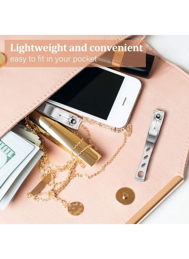 Mudder - 3 Pieces Nail Clippers File Kit 360Degree Rotating Head Stainless Steel Toenail Fingernail Toe Clippers Cutters For Hand Foot Care Manicure Tool - Image 1