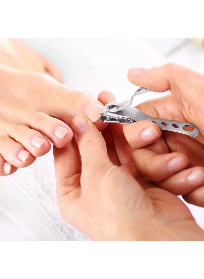 Mudder - 3 Pieces Nail Clippers File Kit 360Degree Rotating Head Stainless Steel Toenail Fingernail Toe Clippers Cutters For Hand Foot Care Manicure Tool - Image 1