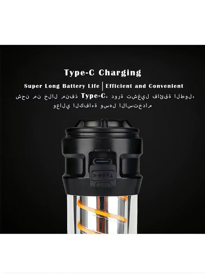 Outdoor Handheld Waterproof USB - Rechargeable Portable Camping Lantern - Image 5