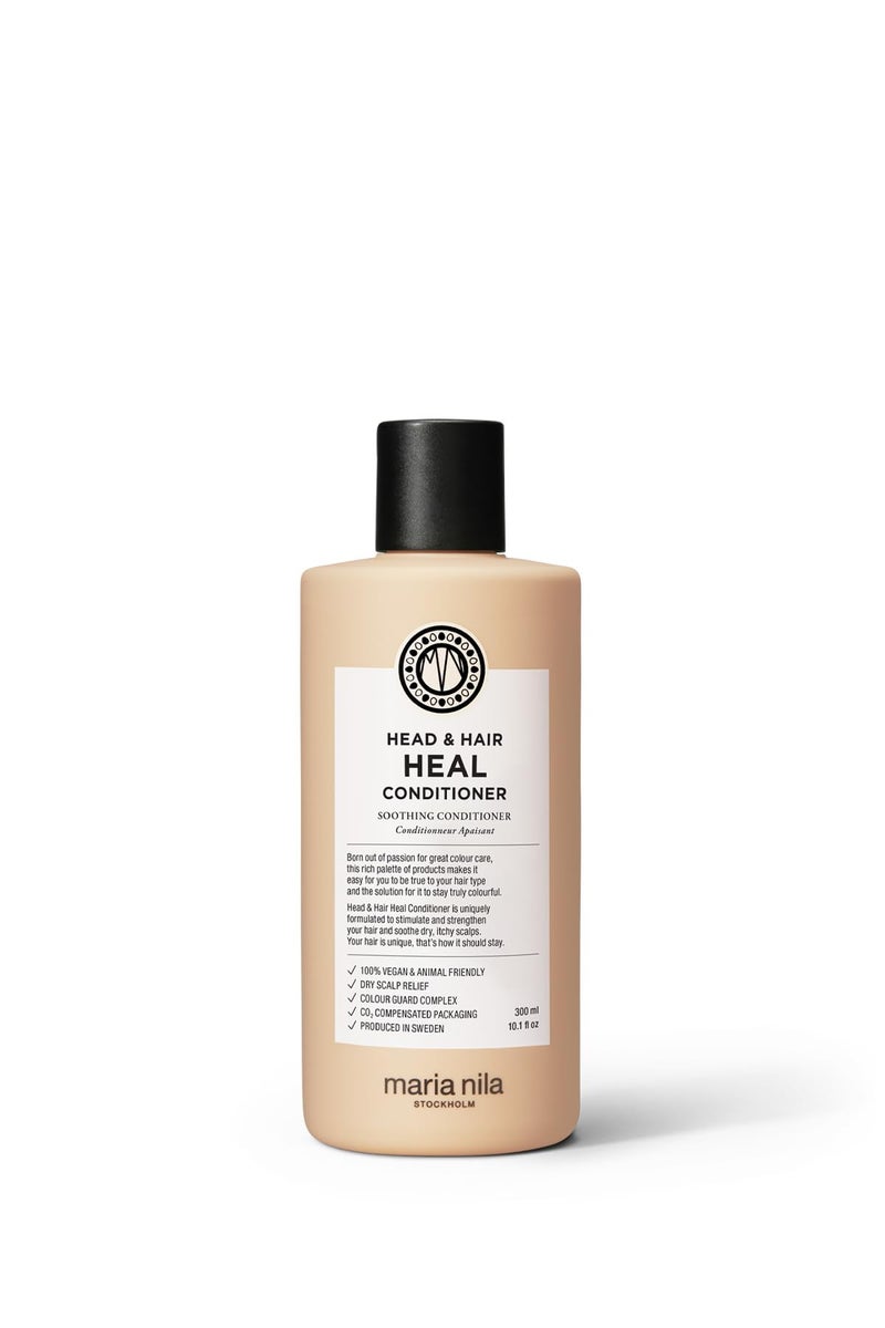 Maria Nila Head & Hair Heal, Conditioner 10.1 Fl Oz, Soothing Aloe Vera for dry & itchy scalps, 100% Vegan & Sulfate/Paraben free - Image 1