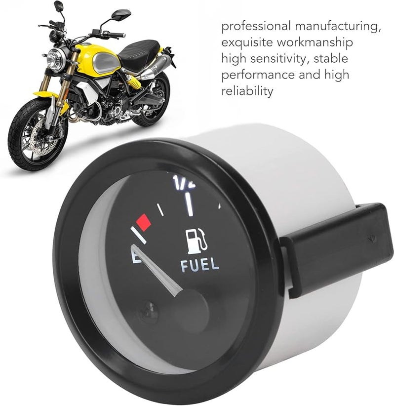 عداد LED خلفي 2 بوصة لقياس مستوى الوقود للدراجات النارية المعدلة للبنزين - Image 5