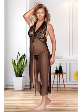 Miorre Big Size Long Nightgown 
