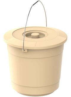 Cosmoplast Plastic EX Bucket 10L with Lid and Handle for Cleaning and Storing  - Image 1