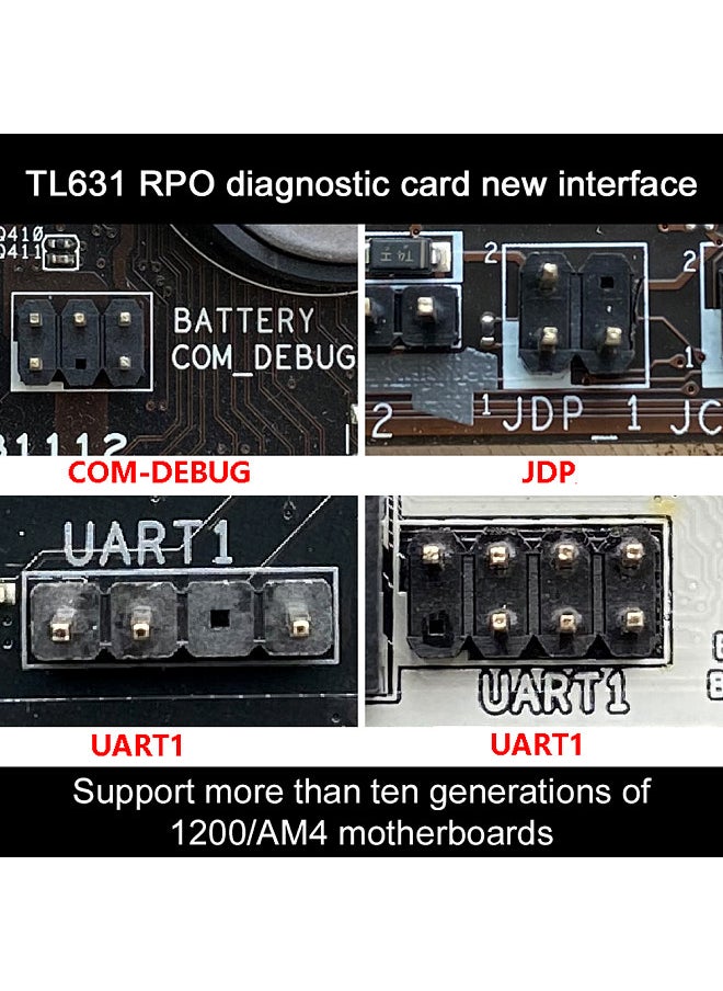 Generic - Universal Laptop PCI Diagnose Card PC PCI-E Mini LPC Motherboard Diagnostic Analyzer Tester Debug Cards - Image 1