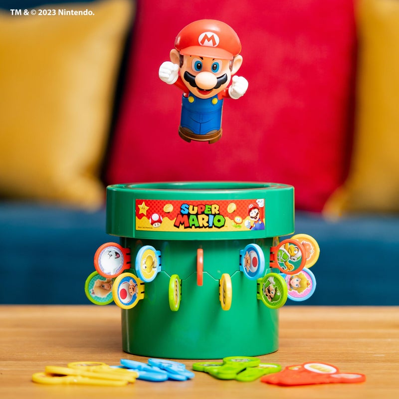 TOMY Pop Up Super Mario Board Game - Family and Preschool Kids Games for Family Game Night - Kids Activities and Super Mario Toys - Girls and Boys Games - 2-4 Players - Ages 4 Years and Up - Image 5