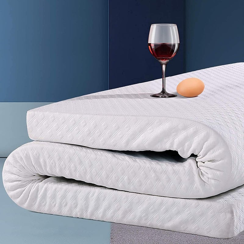 EDILLY 3 Inch Cooling Gel Memory Foam Mattress Topper Full Size with Removable Soft Cover Comfort Body Support  Pressure Relief