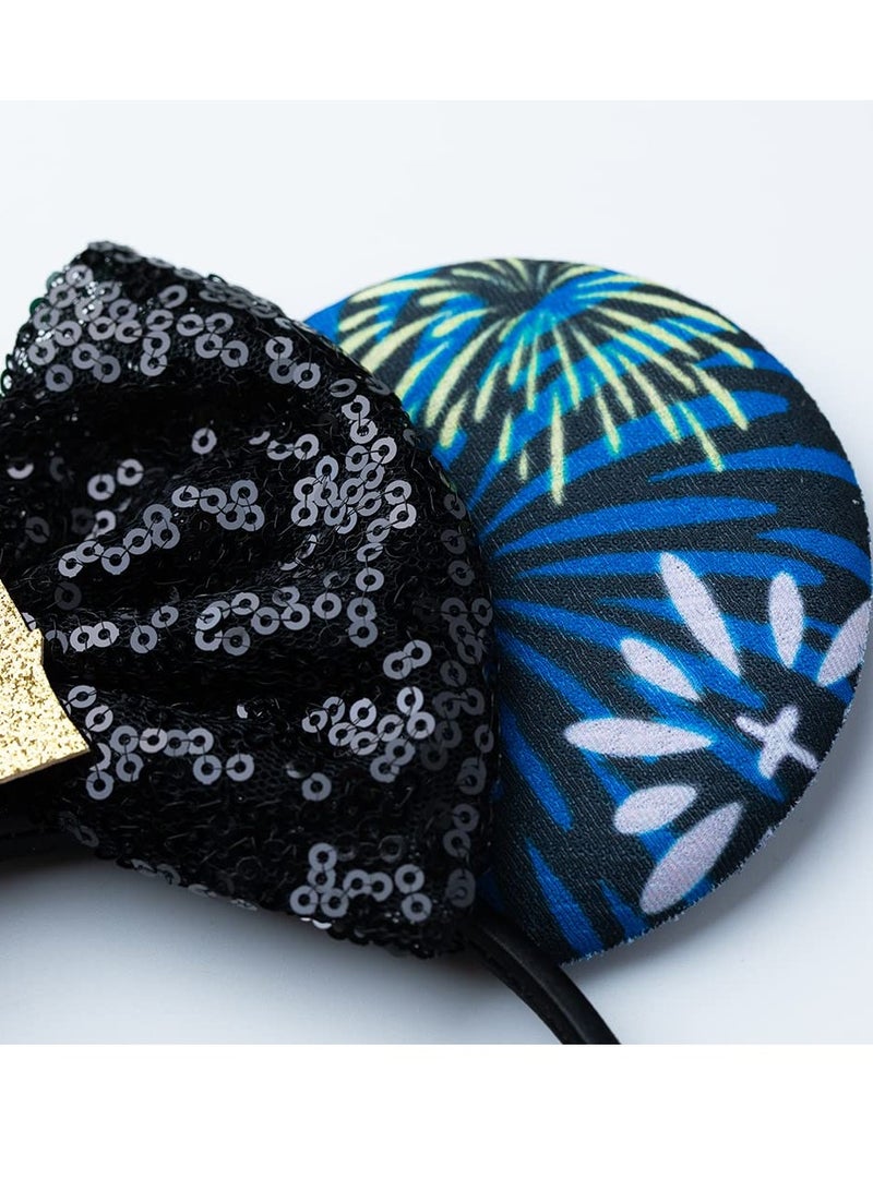 SOLARAE Shiny Bow Mouse Ears Headbands - Glittery Party Princess Decorations for Baby, Kids, Girls, and Women - Perfect for Cosplay and Celebrations! - Image 4