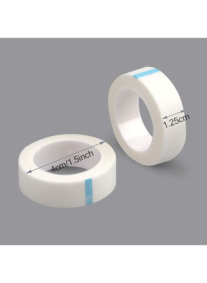 X spring Spring Eyelash Extension Tape, 10 Rolls Adhesive Fabric Eyelash Tapes, Ideal For Eyelash Extensions And Makeup Application, 1.25Cm Lash Extension Supplies, Lash Tech Supplies - Image 5