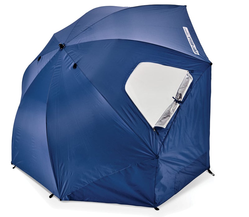 Sport-Brella Premiere UPF 50+ Umbrella Shelter for Sun and Rain Protection (8-Foot, Blue) - Image 5