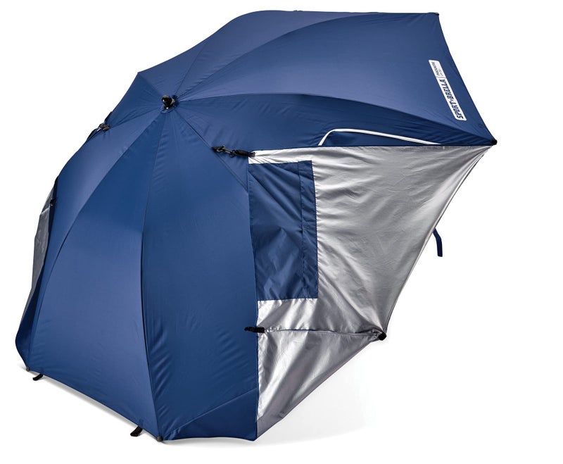 Sport-Brella Premiere UPF 50+ Umbrella Shelter for Sun and Rain Protection (8-Foot, Blue) - Image 3