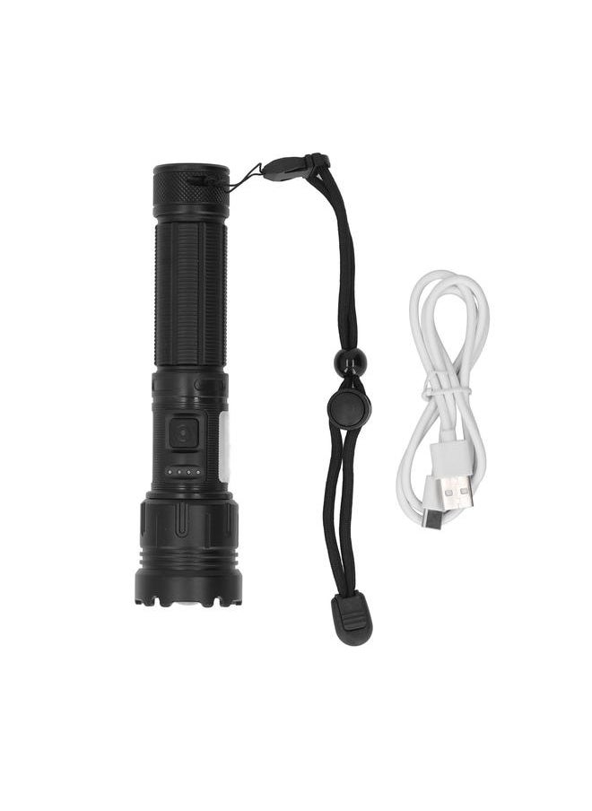 Thoraya LED Flashlight 8000LM 1500m Range Super Bright Flashlight Aluminum LED Zoom Flashlight with Multiple Lighting Modes  - Image 1
