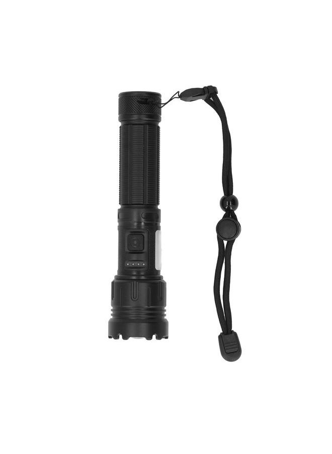 LED Flashlight 8000LM 1500m Range Super Bright Flashlight Aluminum LED Zoom Flashlight with Multiple Lighting Modes