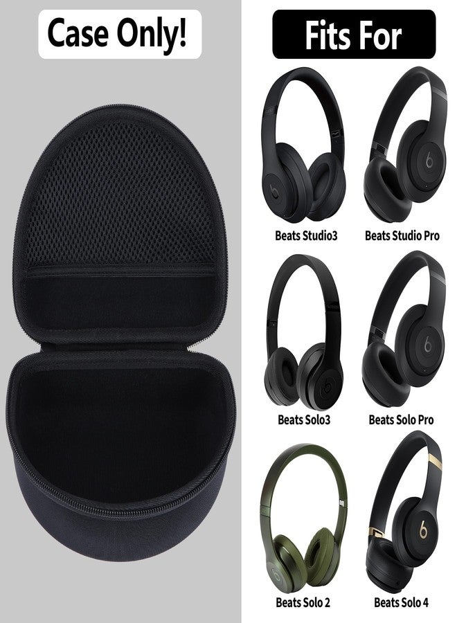 RIYADAone Hard Case Compatible with Beats Solo 4 / Studio Pro / Studio3 Headphones (Black) - Image 3