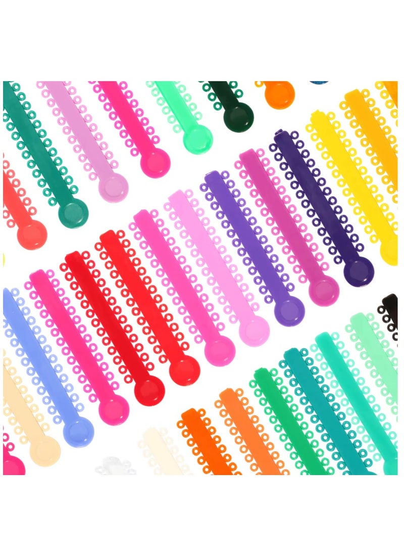 Generic Colorful Orthodontic Elastics, Colored Dental Braces Elastics, Set of 40 Pieces of Colorful Orthodontic Elastics, Orthodontic Rubber Bands, Colored Braces Elastics, Colorful Dental Alignment Bands, Colorful Rubber Ligatures, Elastic and Colored Bands for Orthodontics, Flexible Rubber Strips for Alignment, Orthodontic Elastics and Ligatures, Teeth Alignment with Colors, Bands for Orthodontic Alignment, Dental Braces Straps, Elastics for Colorful Teeth Alignment.  - Image 4