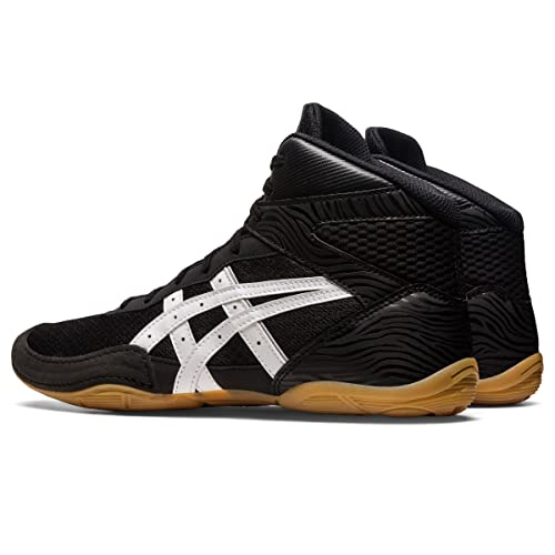 ASICS Men's Matflex 7 Wrestling Shoes, 7, Black/White - Image 3