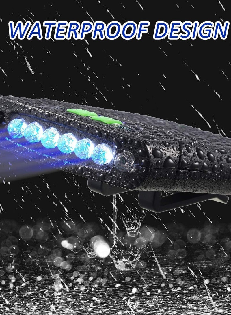Y&D LED Clip on Cap Lights USB Rechargeable Flashlight Waterproof Ultra Bright Hands-Free Hat Light Headlamp for Fishing Camping Hand Work (2 Pieces ) - Image 4