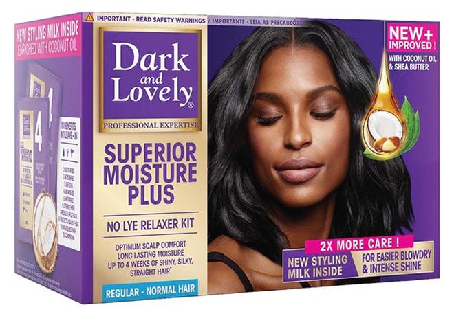 Dark & Lovely Superior Moisture Plus No Lye Relaxer Kit