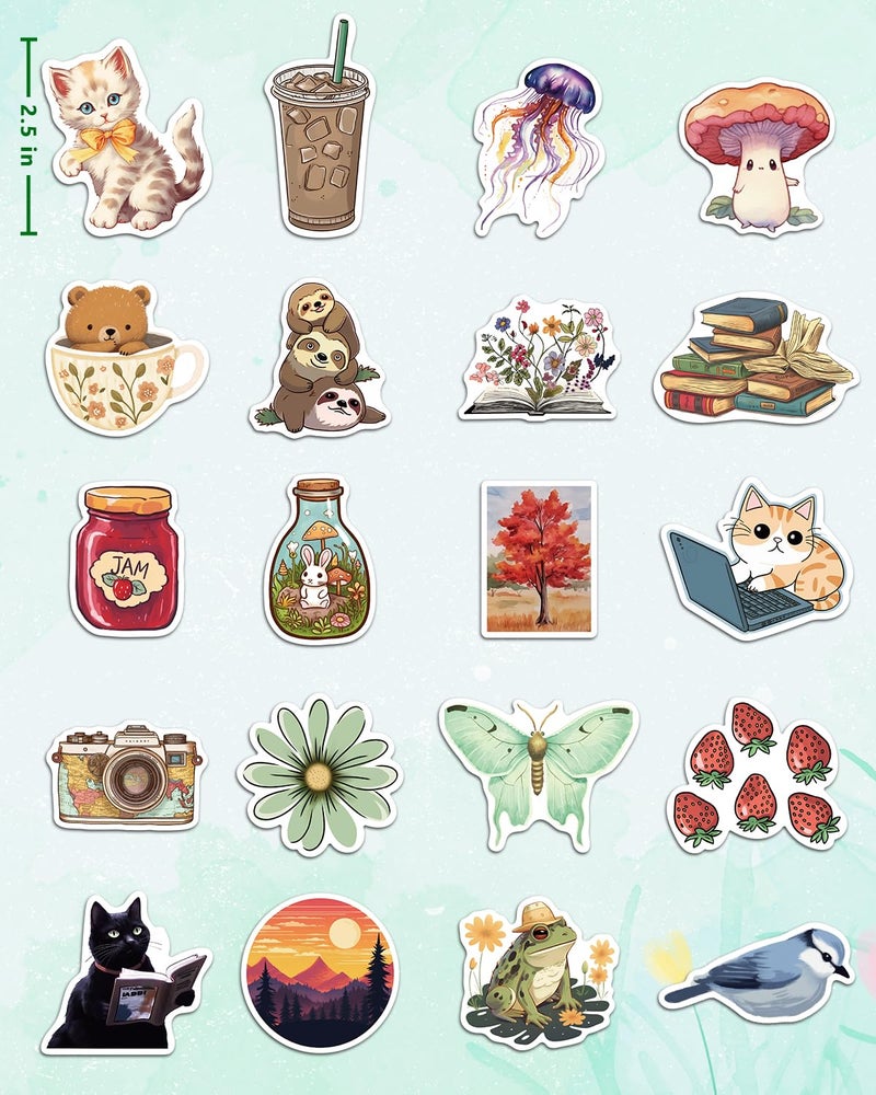 AOWDIAO 150 Pcs Aesthetic Stickers Pack - Waterproof, Durable Designs for Teens, Kids, and Adults - Ideal for Parties, Gifts, and School Projects - Image 4