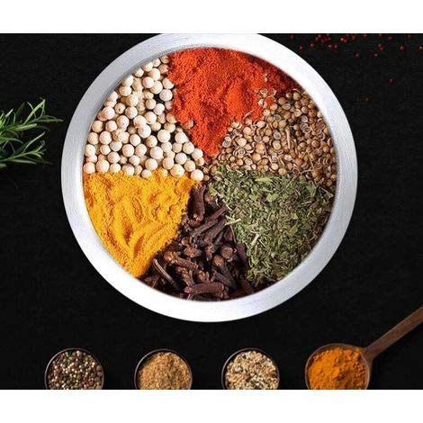 DASNDAS 304 Stainless Steel okhli and musal Kitchen Masher Mortar and Pestle Set Masher Khallad khalbatta for Kitchen Imam dasta Spice Mixer Silver - Image 5