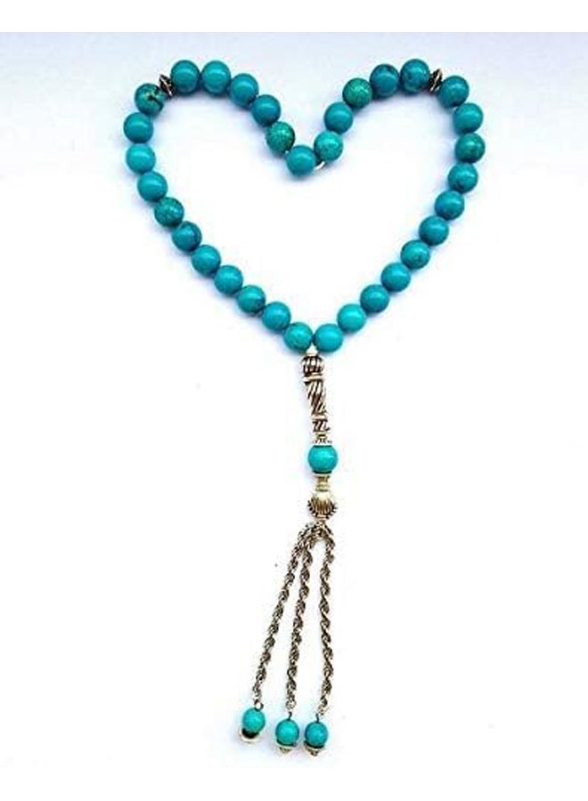 Prayer Beads 33 beads turquoise, for men - Image 3
