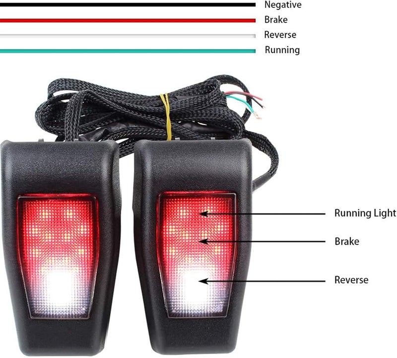Atubeix LED 3rd Brake Lights for Jeep Wrangler JK JKU 2007-2017 - Image 2